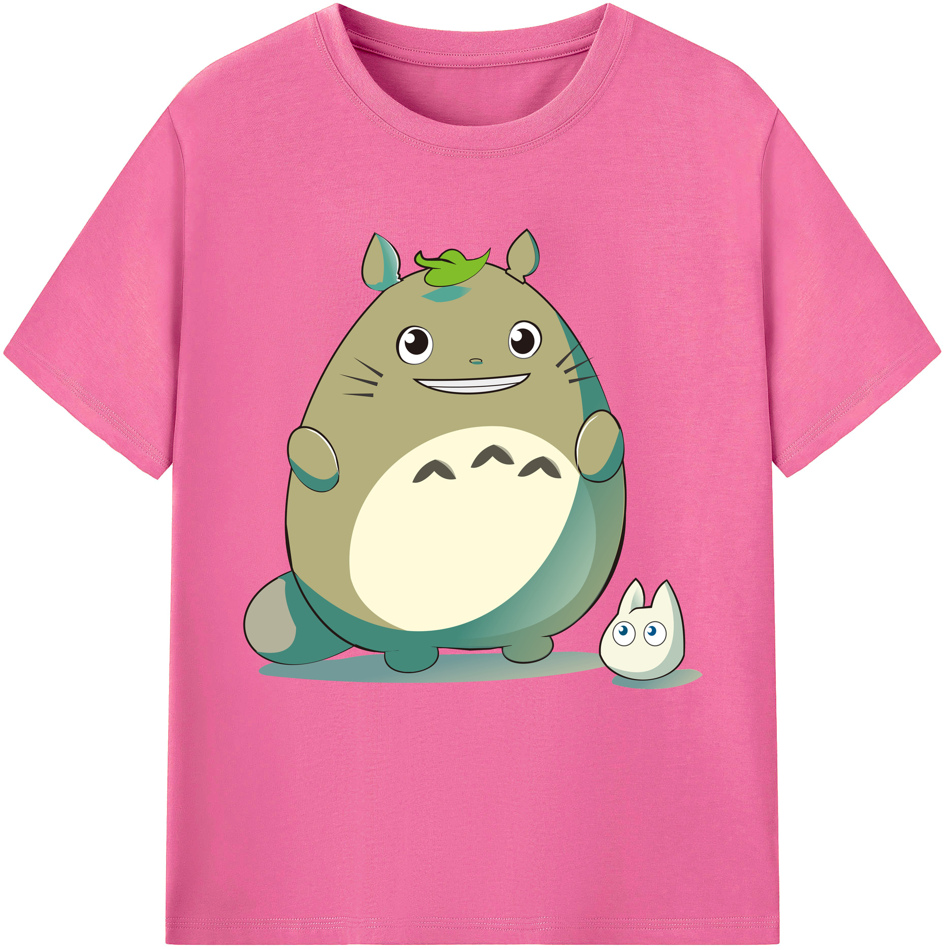 （画像用） となりのトトロ 草壁メイ 草壁サツキ My Neighbor Totoro Satsuki Kusakabe Mei Kusakabe レディースカジュアルプリントTシャツ（綿100％）